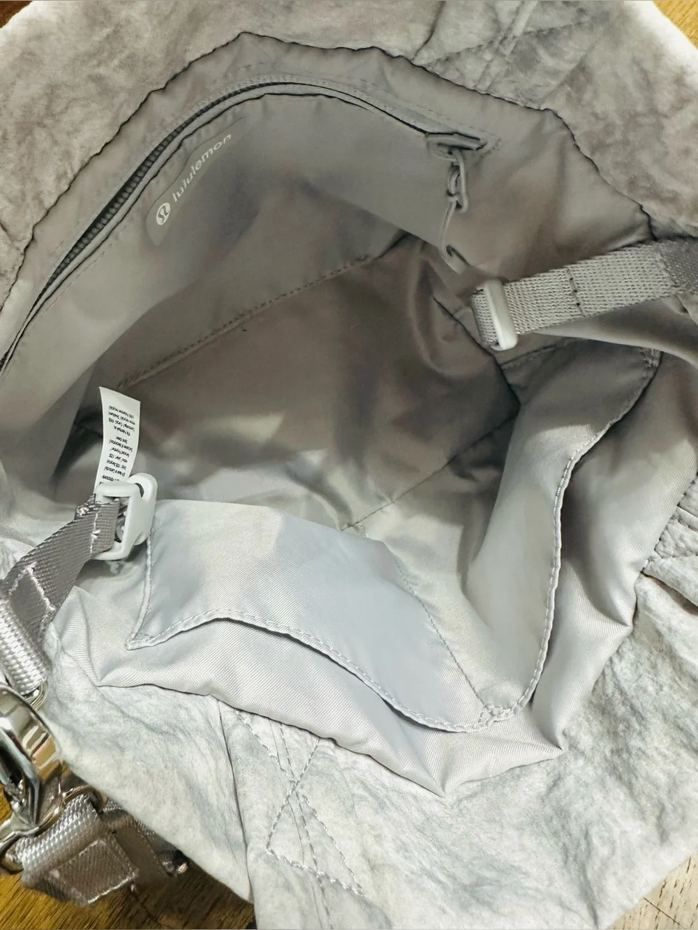 Lululemon On My Level Small Tote Bag 5L Crisp Stone Vapor Multi NWOT